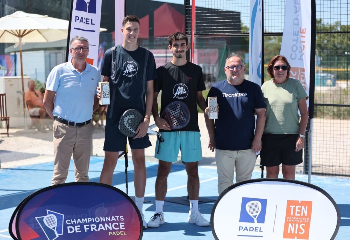 Vice-champions de France de padel U18